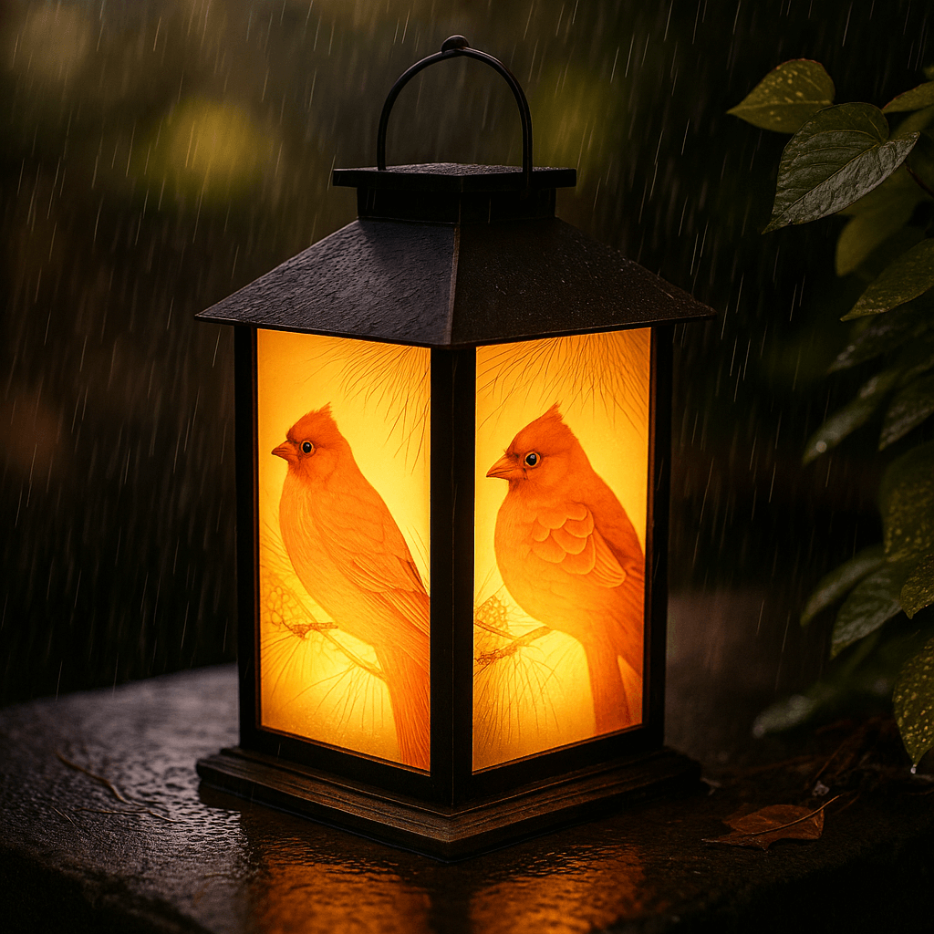 Cardinal Glow Lanterns 
