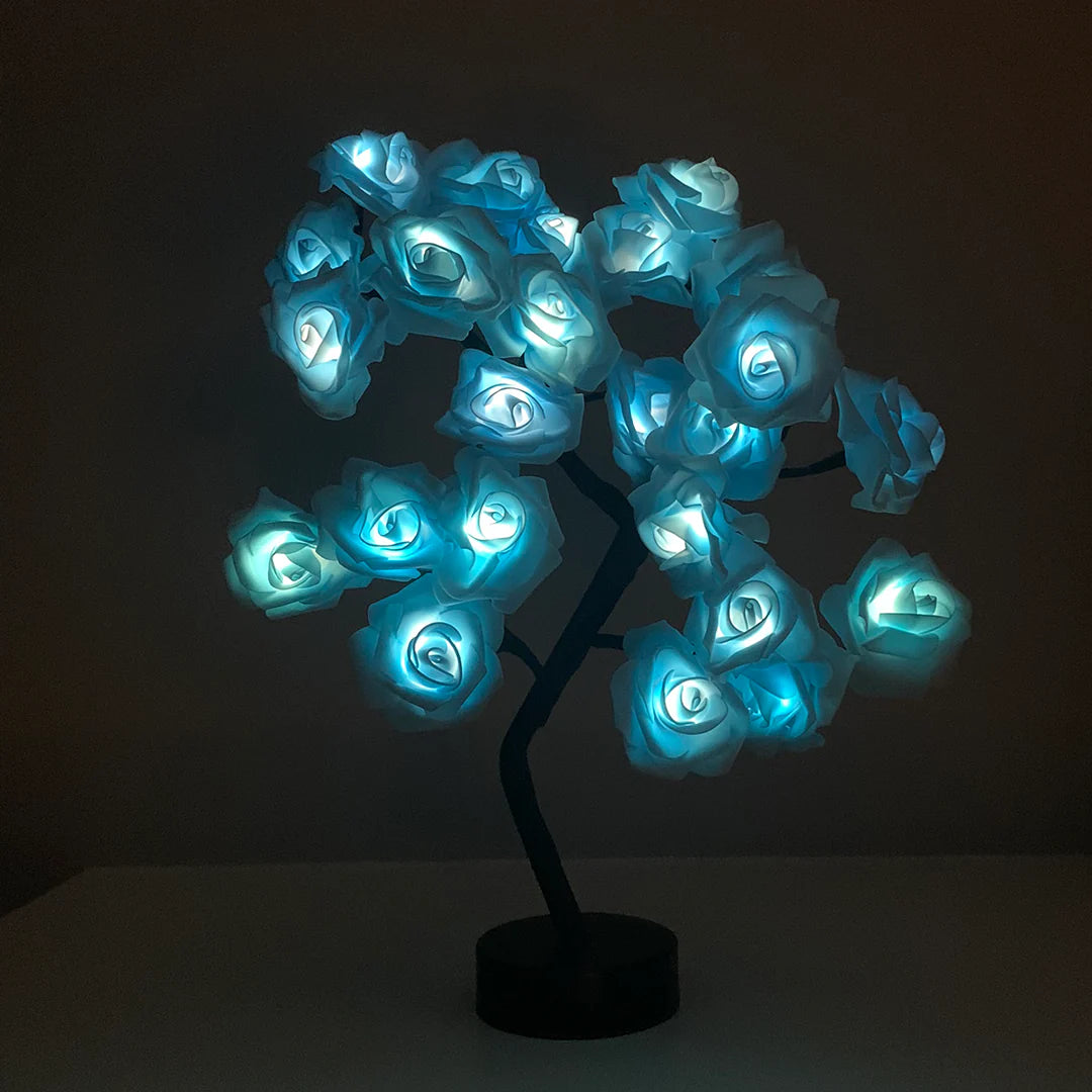 Charming Rose Tree Blue