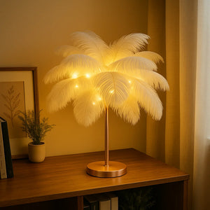 Ethereal Feather Lamp 