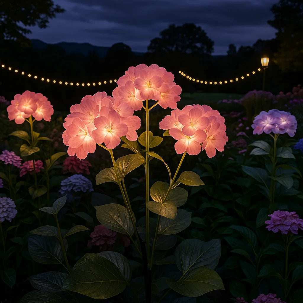 Fairy Hydrangea Lights new pink