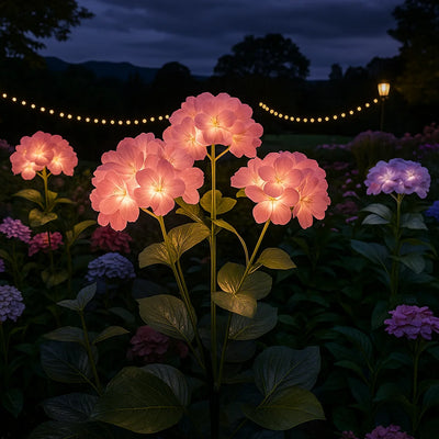 Fairy Hydrangea Lights new pink