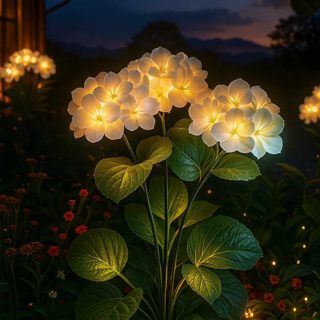 Fairy Hydrangea Lights new white