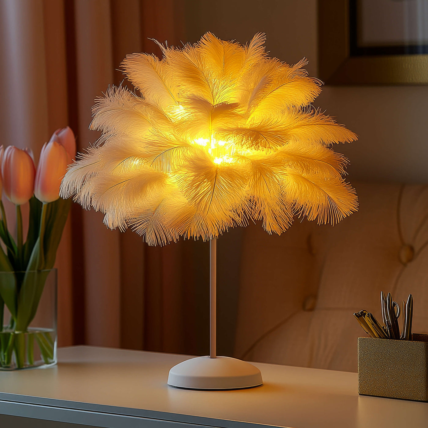 Feathered Fantasy Lamp 4