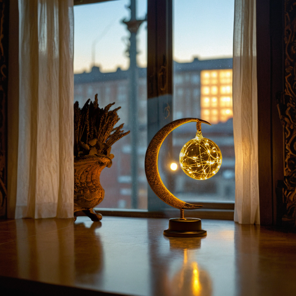Floating Lunar Lamp 3