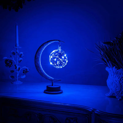 Floating Lunar Lamp Blue