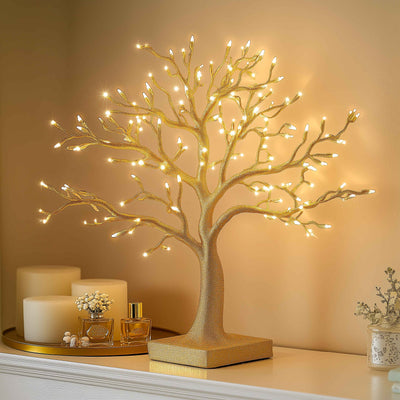Golden Glitter Tree 3