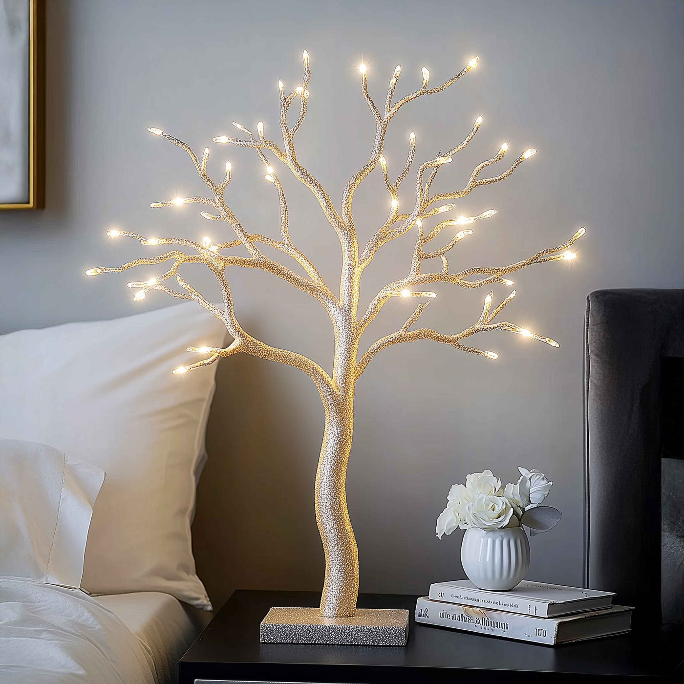 Golden Glitter Tree 4