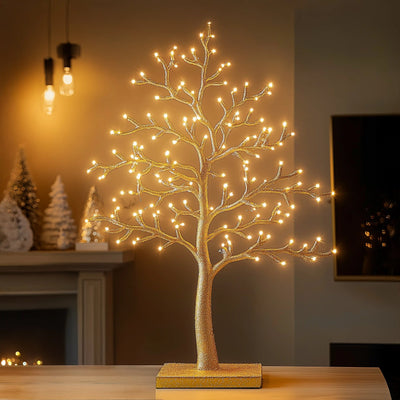 Golden Glitter Tree 6