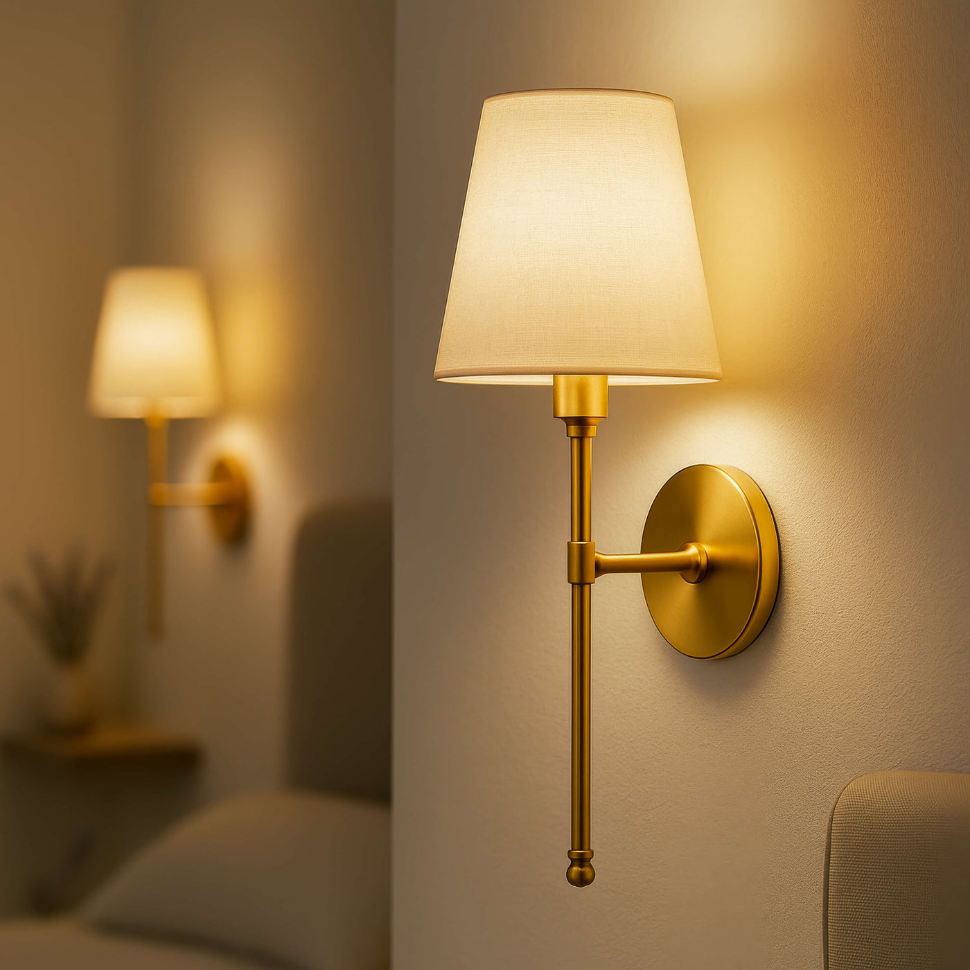 Golden Glow Sconce 1