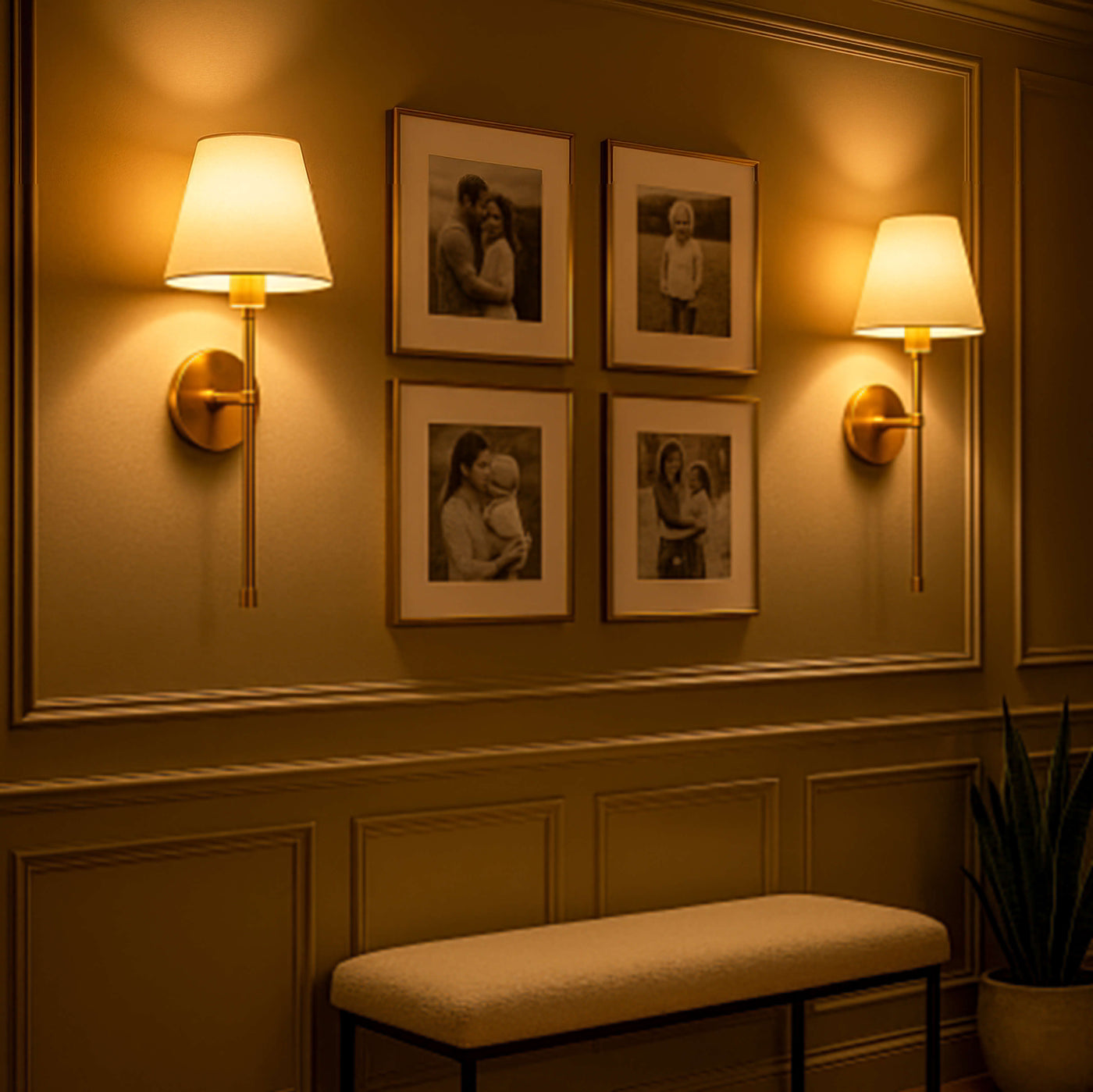 Golden Glow Sconce 3