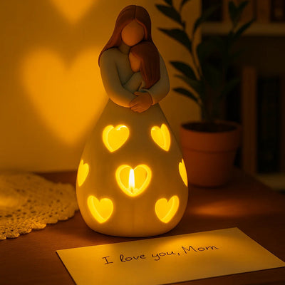 Heart of Mom Lamp 