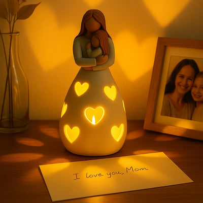Heart of Mom Lamp 