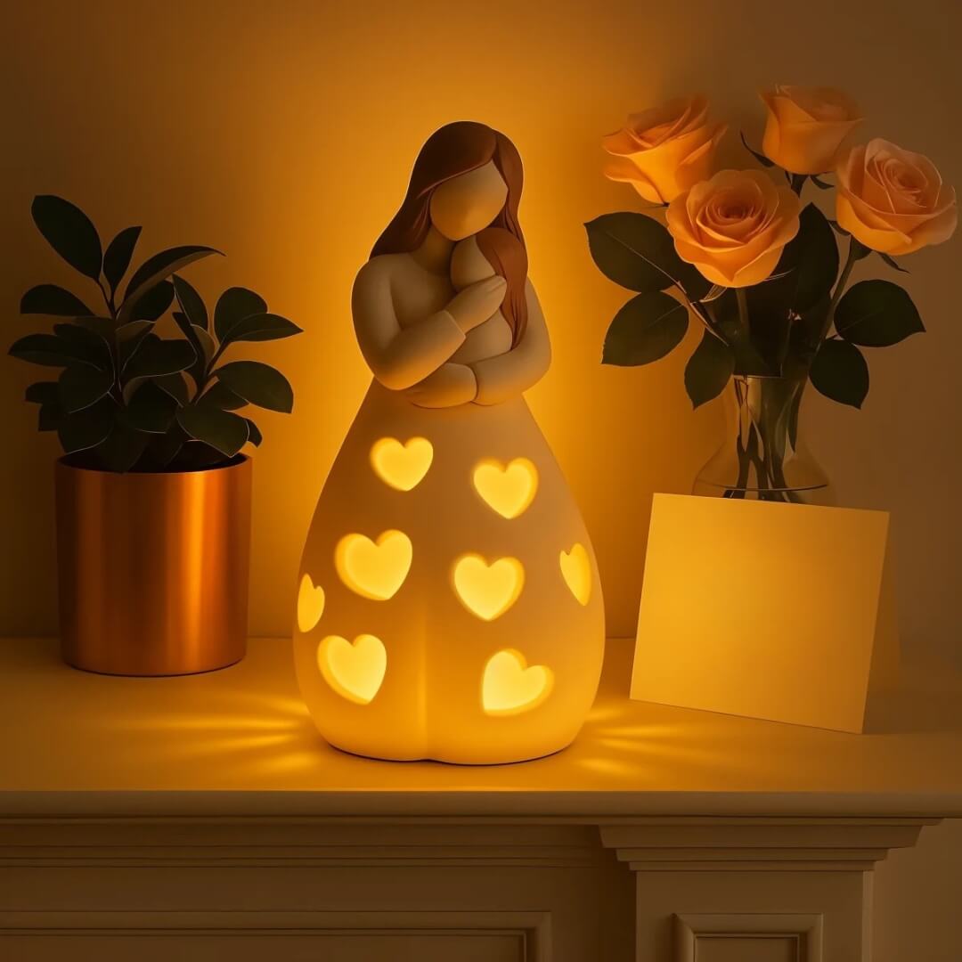 Heart of Mom Lamp 