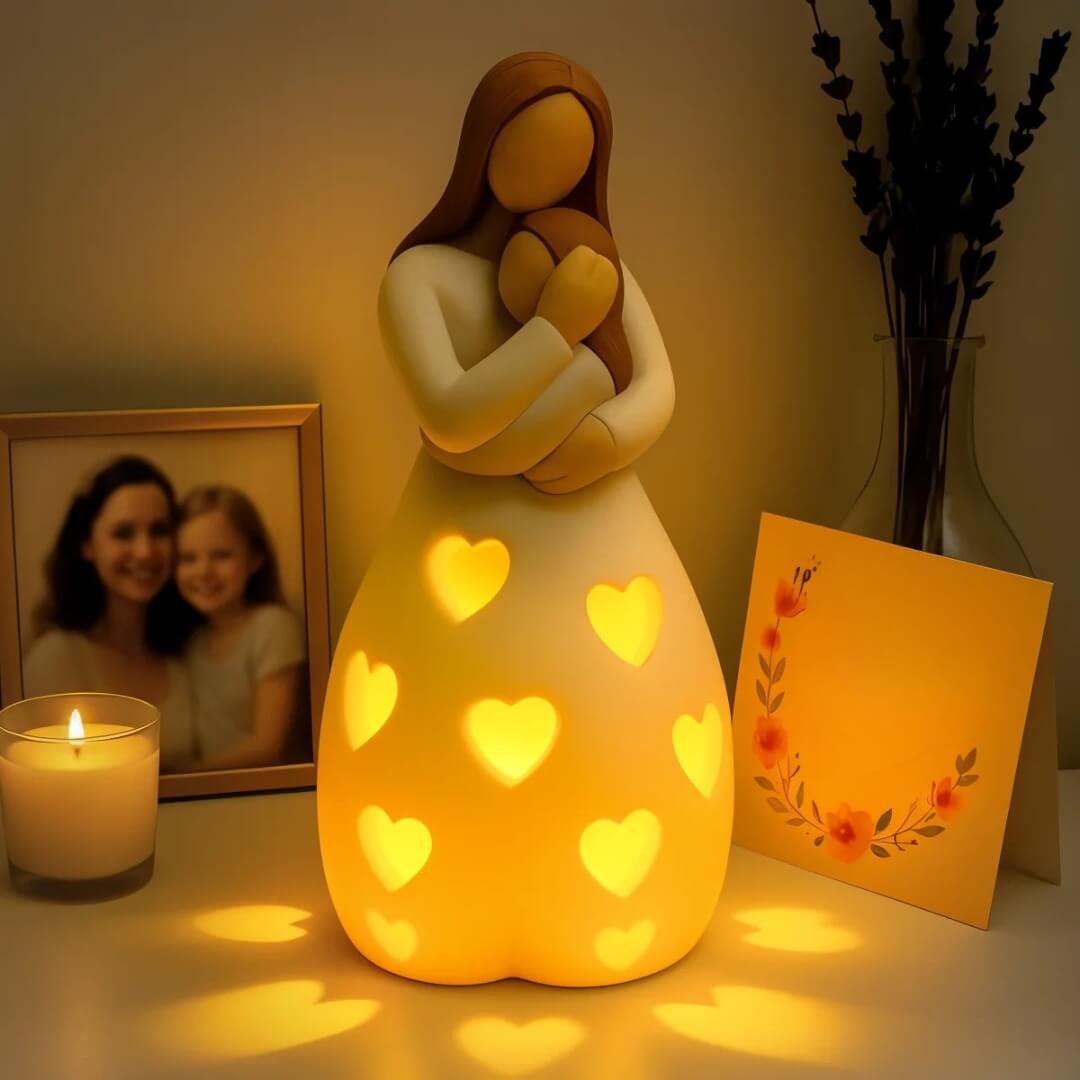 Heart of Mom Lamp 