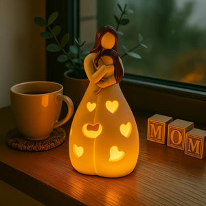Heart of Mom Lamp 