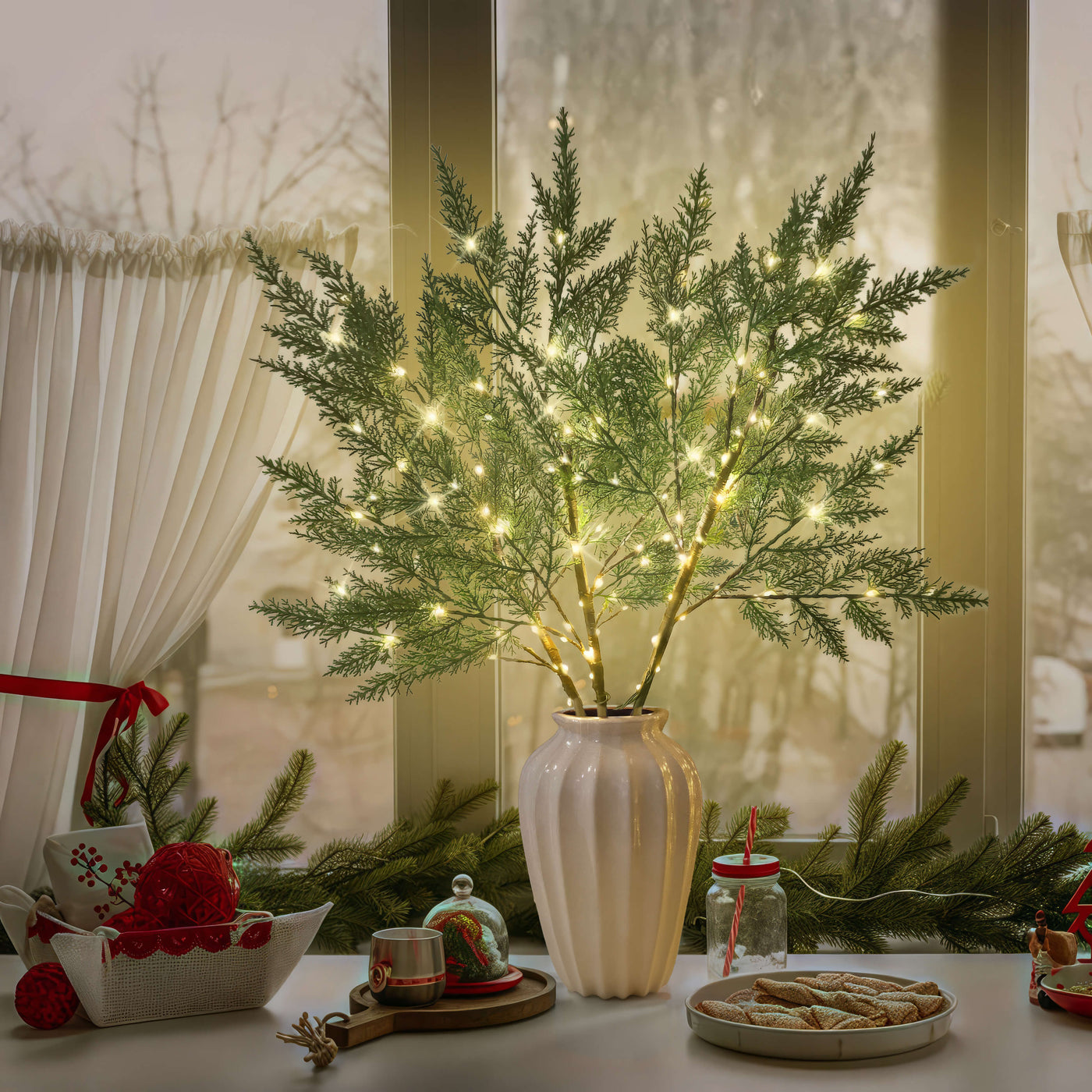 Luminous Cedar Branches 2