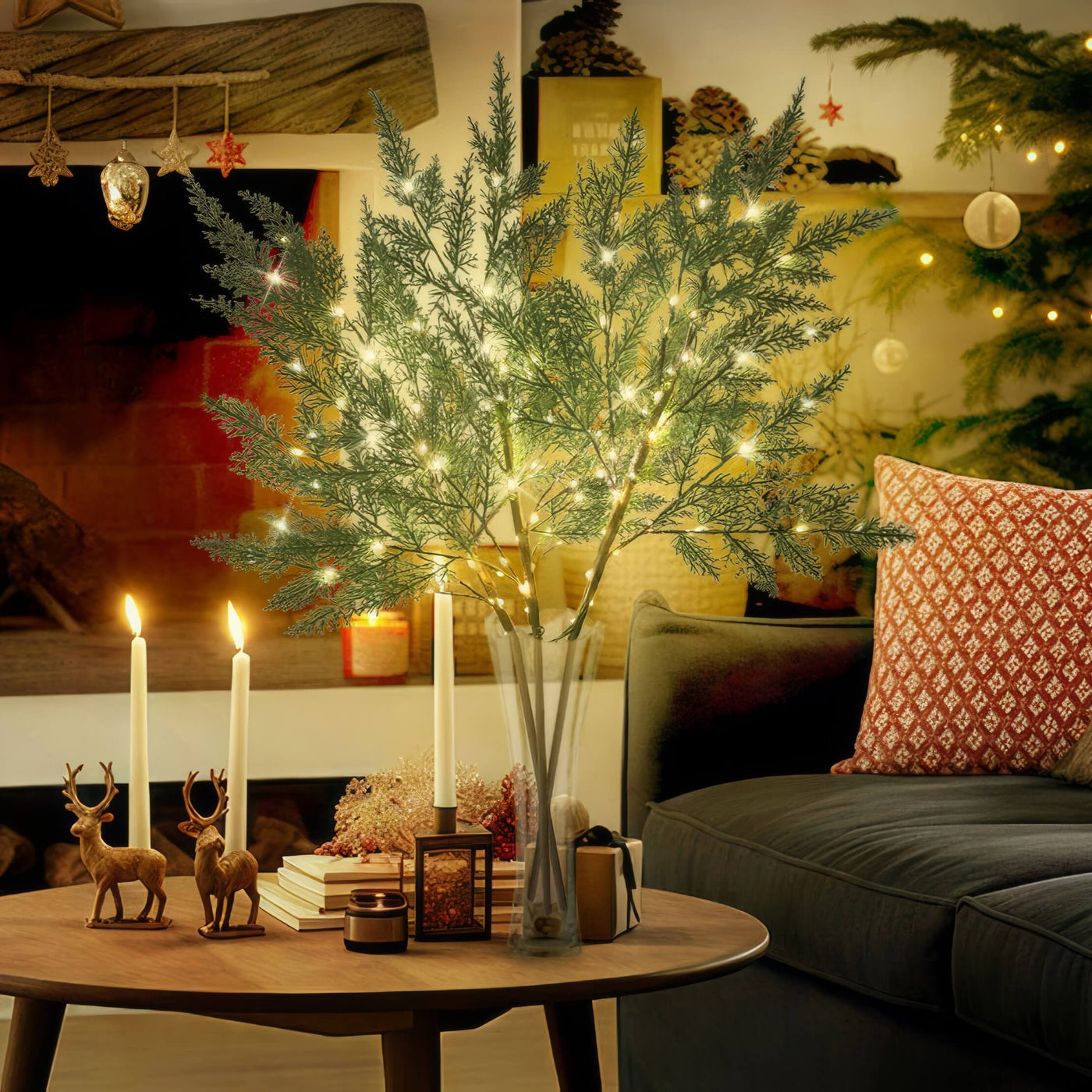 Luminous Cedar Branches 4