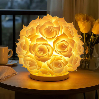 Natural Glow Rose Lamp 