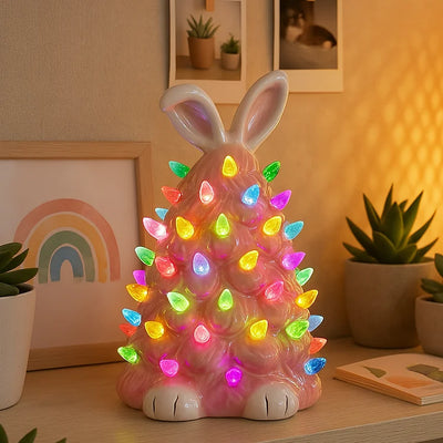 Petal Pink Christmas Bunny 2