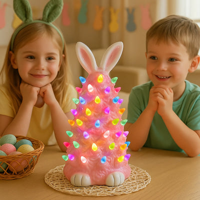 Petal Pink Christmas Bunny 4