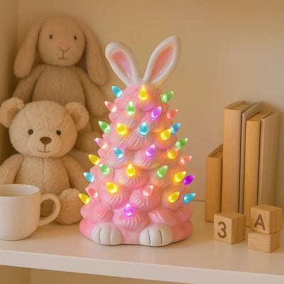 Petal Pink Christmas Bunny 5
