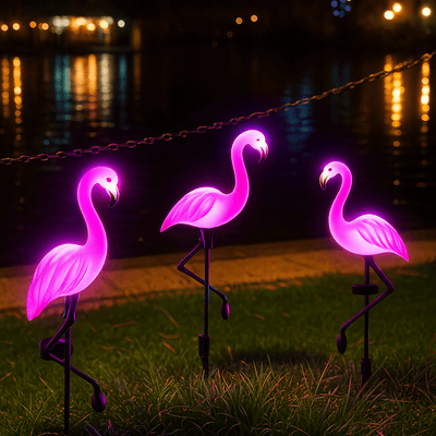 Pink Flamingo Lights new 4