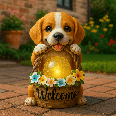 Puppy Welcome Lantern 
