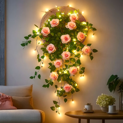 Rosé Bloom Garland 3