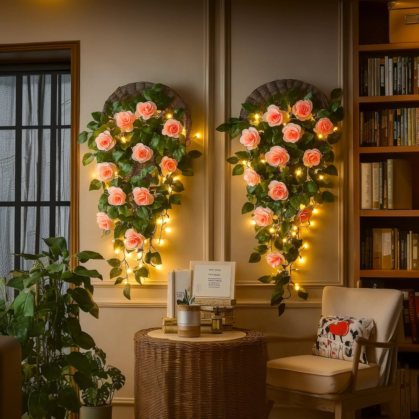 Rosé Bloom Garland 6