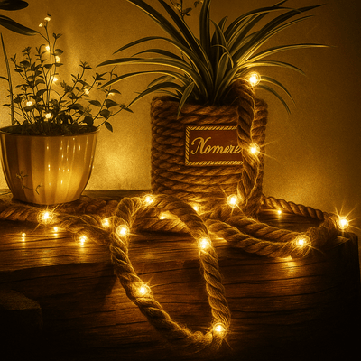 Rustic Rope Lights 