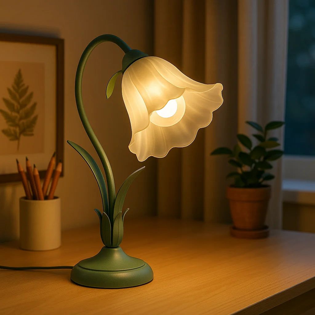 Serene Floral Lamp 1