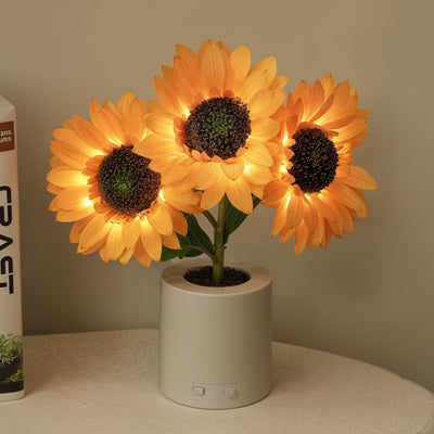 Shimmering Sunflower Lamp 3