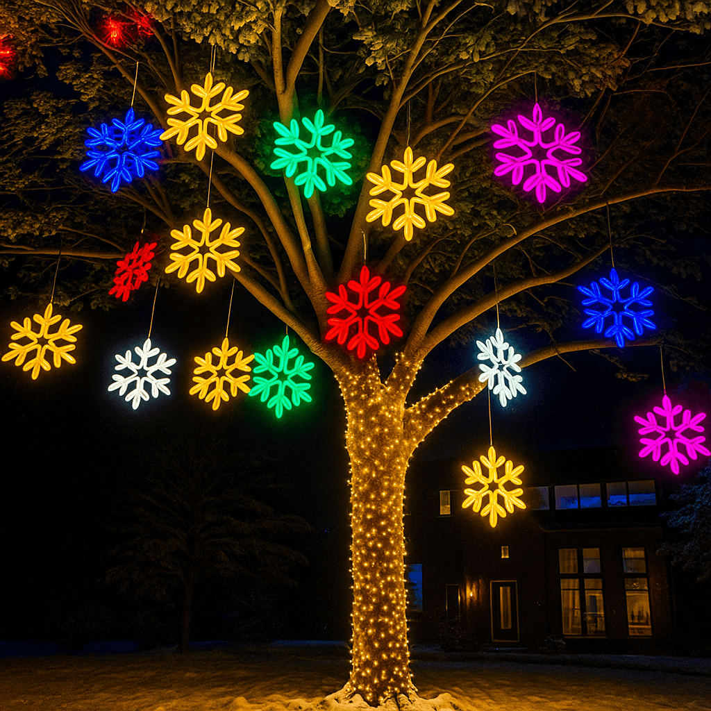 Snow Flake Lights new 1