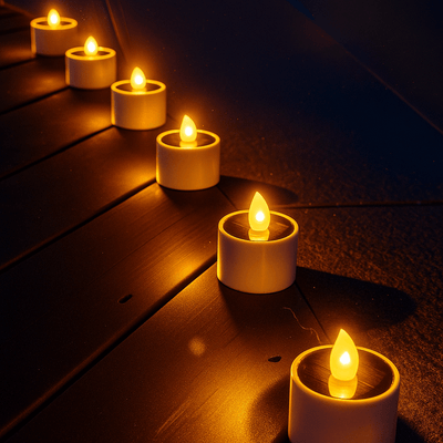 Solar Flame Candles new 3