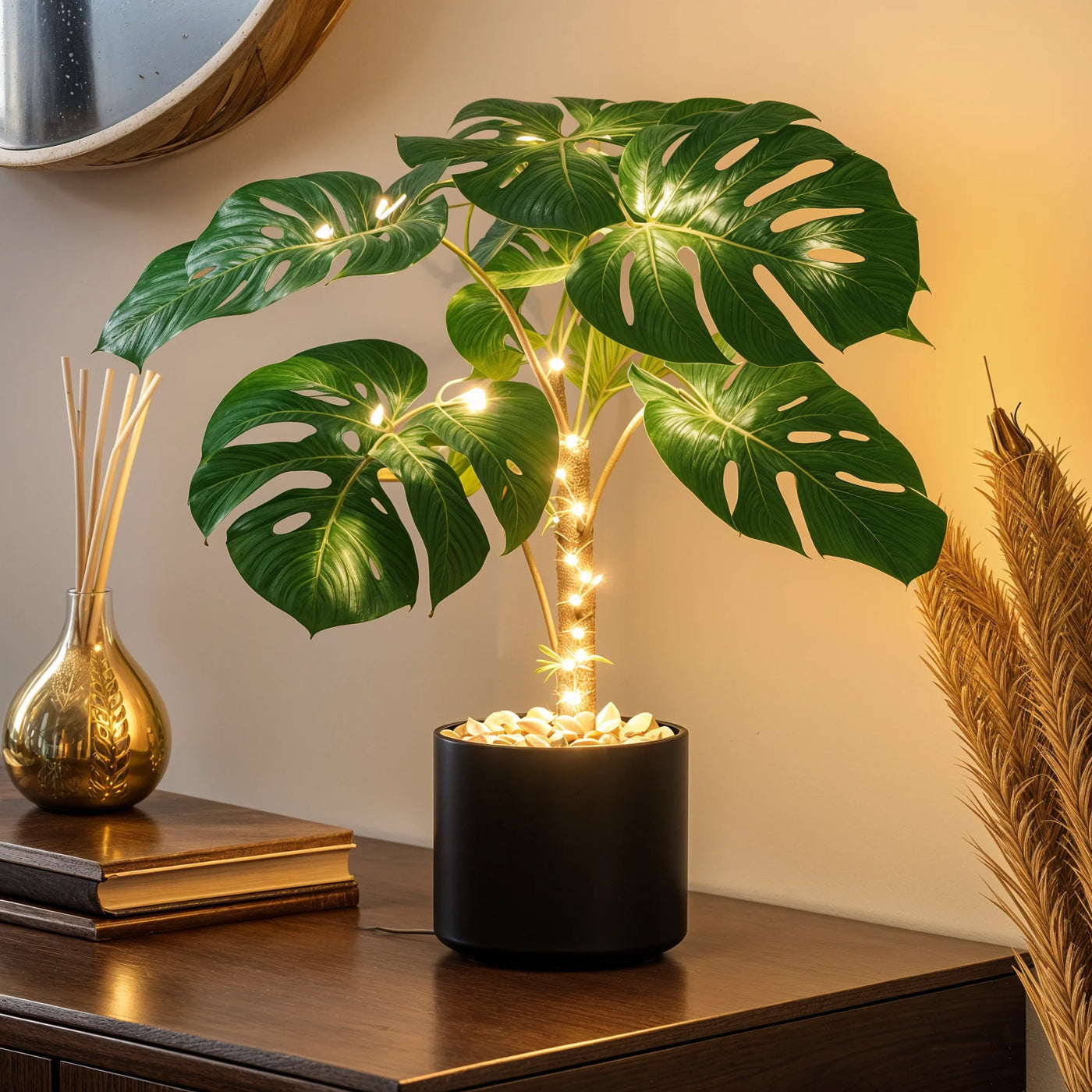 Tropical Monstera Lamp new 1