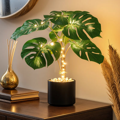 Tropical Monstera Lamp new 1