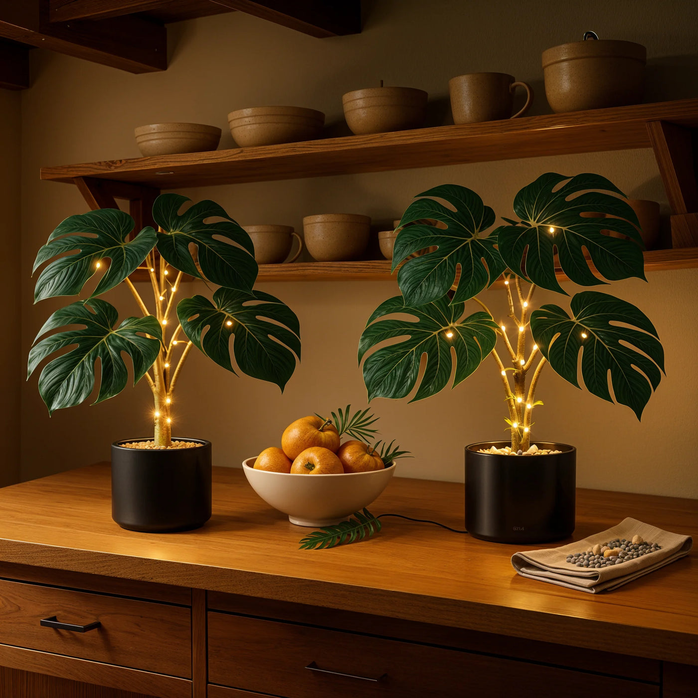 Tropical Monstera Lamp new 8