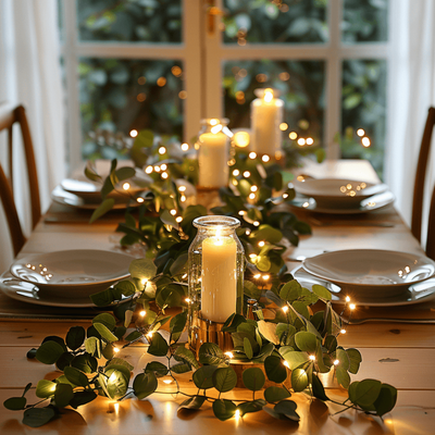Fairy Light Olive Vine 1
